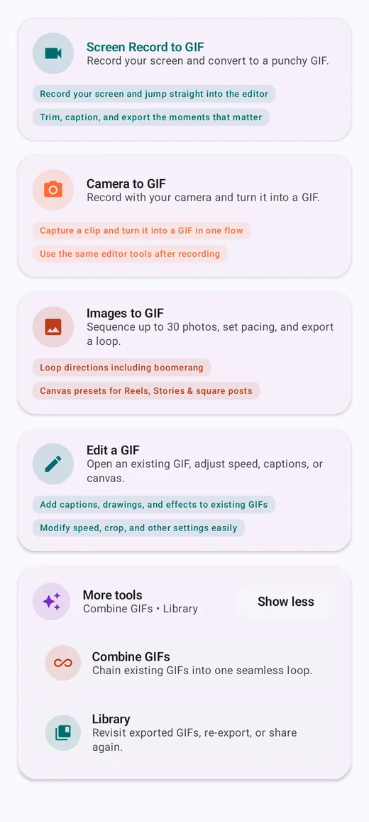 GifLab creation workflows expanded